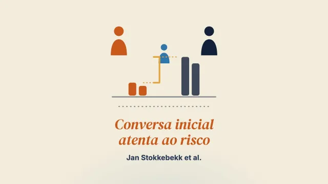 “Esforços para trazer à tona o não dito”: estudo de métodos mistos de uma conversa inicial atenta ao risco na mediação familiar norueguesa