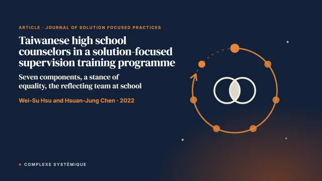 Taiwanese High School Counselors’ Experiences in a Solution-Focused Supervision Training Program