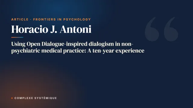 Using Open Dialogue-inspired dialogism in non-psychiatric medical practice: A ten-year experience