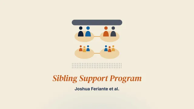 Sibling Support Program: A Novel Peer Support Intervention for Parents, Caregivers and Siblings of Youth Experiencing Mental Illness