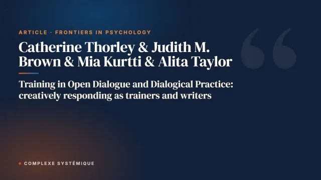 Training in Open Dialogue and Dialogical Practice: creatively responding as trainers and writers