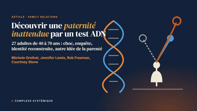 Découvrir une paternité inattendue par un test ADN grand public : l’impact sur l’identité