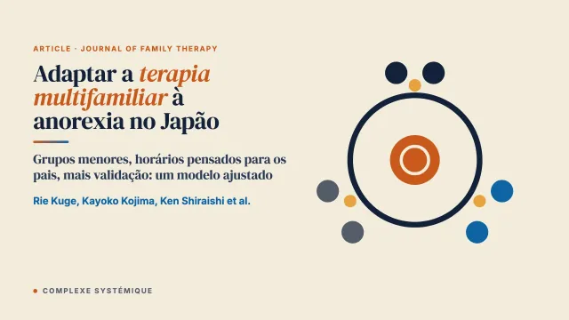 Adaptação da terapia multifamiliar para crianças e adolescentes com anorexia nervosa no Japão