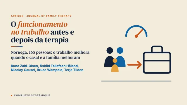 O funcionamento no trabalho antes e depois de uma terapia de casal e família guiada por feedback na Noruega