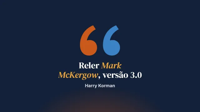 Reflexões sobre o artigo de Mark McKergow, versão 3.0