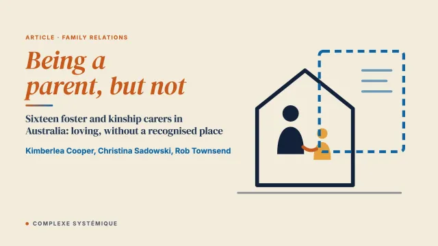 Being a parent, but not: A grounded theory of home-based care