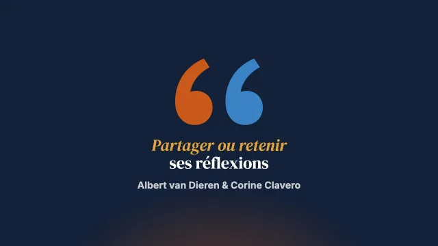 Dialogue ouvert : partager ou retenir ses réflexions pendant une réunion de réseau. Étude de cas