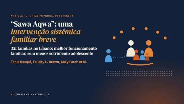 “Sawa Aqwa” (Mais fortes juntos): um ensaio clínico randomizado multicêntrico de uma intervenção sistêmica familiar breve para a saúde mental de adolescentes no Líbano