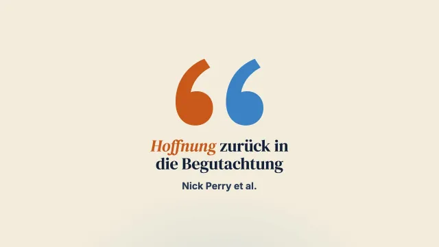 Die Hoffnung zurückbringen: Argumente für lösungsfokussierte Praxis in AMHP-Einsätzen