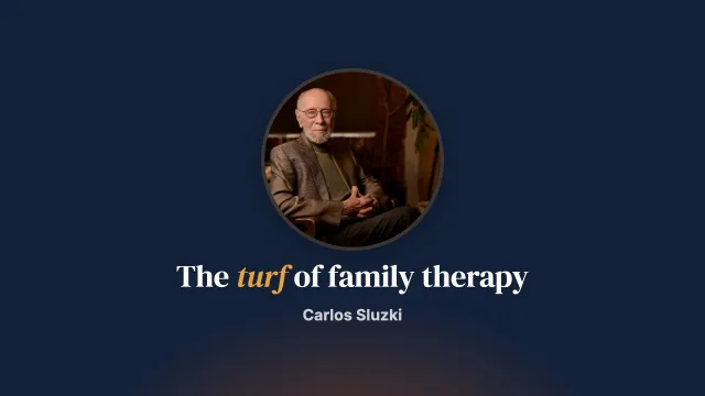 In three easy lessons: how to stake territory in the field of family therapy