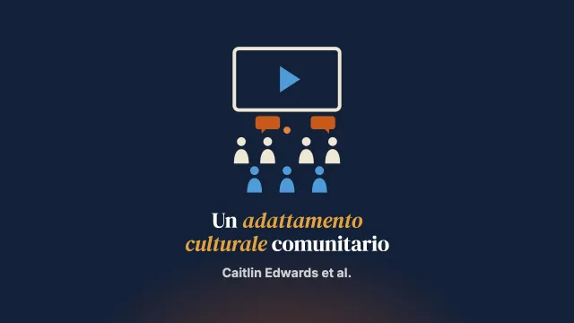 L’uso del test di visione per orientare l’adattamento culturale con il coinvolgimento della comunità nella ricerca in terapia di coppia e familiare