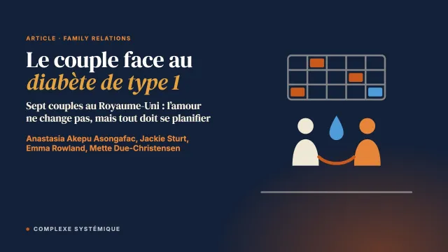 L’impact du diabète de type 1 sur la santé, le bien-être et la relation des couples : une étude par analyse phénoménologique interprétative