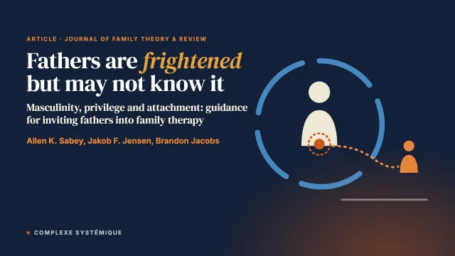 Fathers Are Frightened but May Not Know It: Considering Masculinity and Attachment When Working With Fathers in Family Therapy