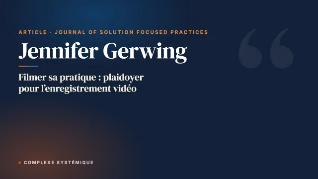 Filmer sa pratique : plaidoyer pour l’enregistrement vidéo