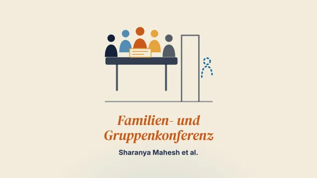 Was ist die Familien- und Gruppenkonferenz für Erwachsene? Teil 1: Charakterisierung des Modells und Untersuchungsmethoden