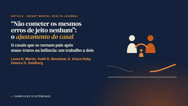 “Não cometer os mesmos erros de jeito nenhum”: o ajustamento do casal à parentalidade no contexto de maus-tratos na infância