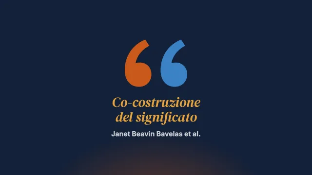 Le basi teoriche e di ricerca della co-costruzione del significato nel dialogo