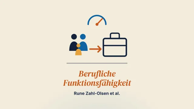 Veränderung der beruflichen Funktionsfähigkeit vom Beginn bis zum Ende der Behandlung in feedbackgestützter Paar- und Familientherapie in Norwegen