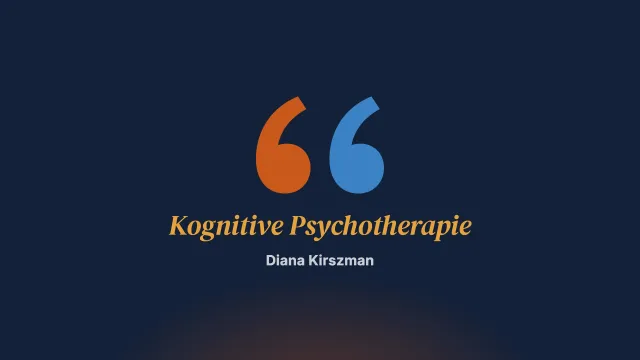 Kognitive Psychotherapie der Depression