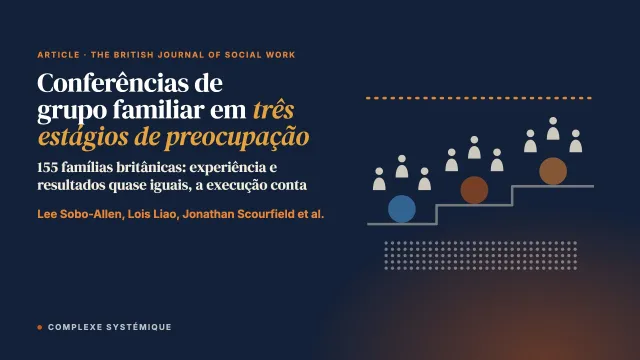A oferta de conferências de grupo familiar ao longo de toda a intervenção de proteção à infância: uma avaliação de métodos mistos de inspiração realista que compara três estágios de preocupação