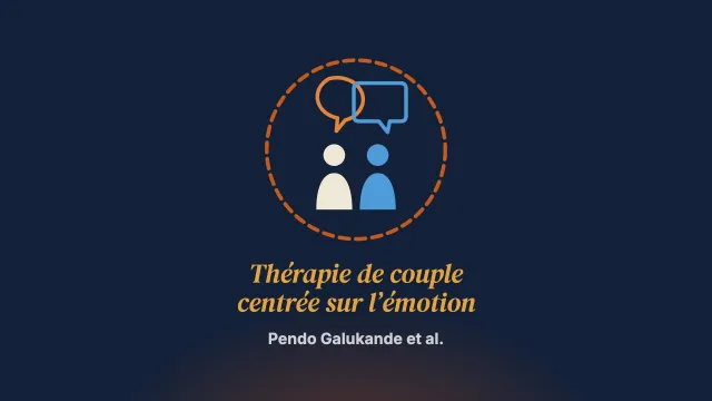 Une adaptation culturellement éclairée de la thérapie de couple centrée sur l’émotion et de sa formation pour la population ougandaise