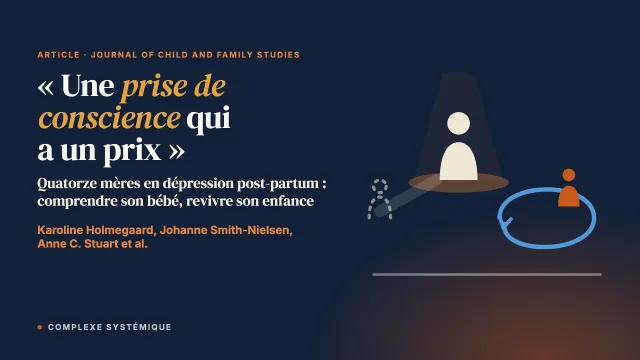 « Une prise de conscience qui a un prix » : l’expérience de mères en dépression post-partum dans le programme Cercle de sécurité parental