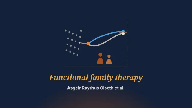 Results from a randomized controlled trial of functional family therapy in Norway: effects on family functioning outcomes