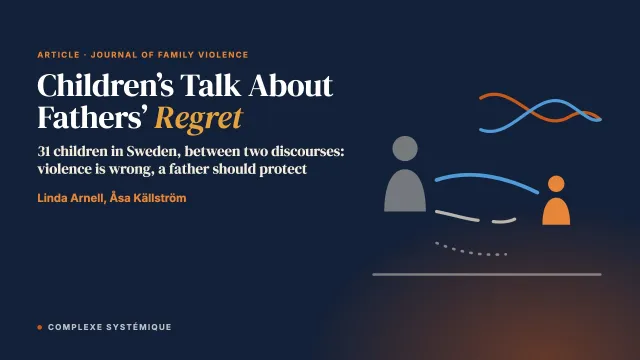 Children’s Talk About Fathers’ Regret: Making Sense of Fathers’ Violence Against Mothers