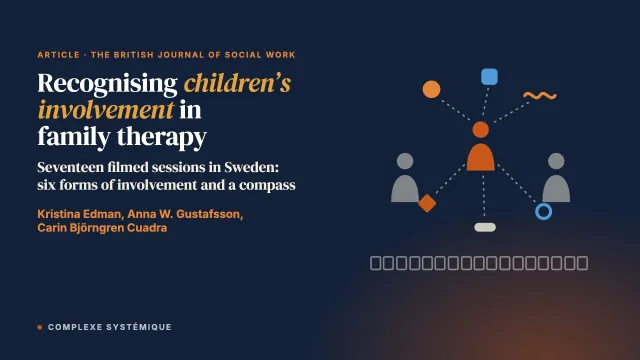 Recognising children’s involvement in child and family therapy sessions: A microanalysis of audiovisual recordings of actual practice