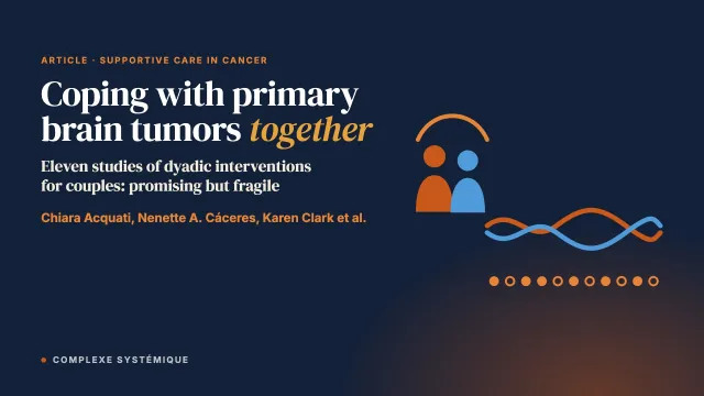 Coping with primary brain tumors together: a scoping review of dyadic psychosocial interventions