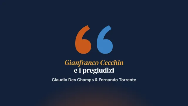 Omaggio al maestro Gianfranco Cecchin: i pregiudizi sistemici