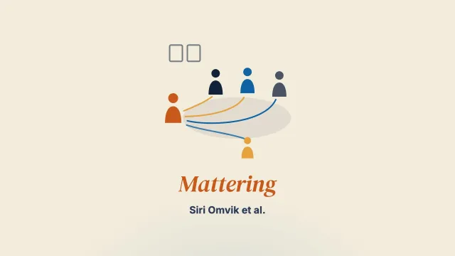 Framing openness: Exploring Similarities and Differences in Patients’ and Their Social Networks’ Experiences with Participating in Dialogical Network Meetings Through the Lens of Mattering