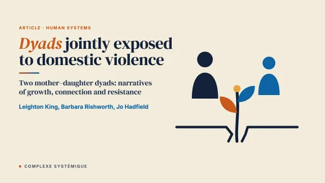 The experiences of dyads who have jointly been exposed to domestic violence and abuse: Narratives of growth, connection and resistance