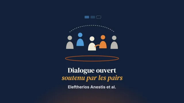 Le dialogue ouvert soutenu par les pairs : une étude qualitative de l’expérience des pairs et du regard de leurs collègues sur leur participation