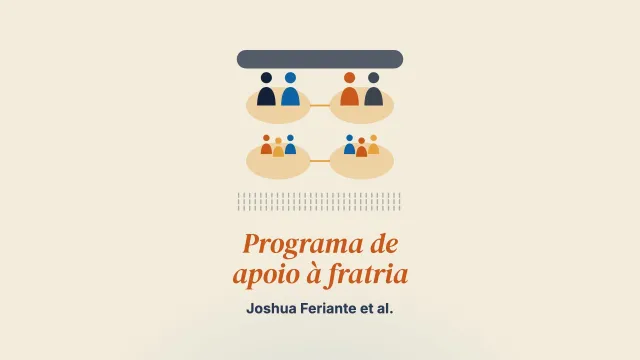O programa de apoio à fratria: uma intervenção inovadora de apoio entre pares para pais, pessoas cuidadoras e irmãos de jovens com transtornos mentais