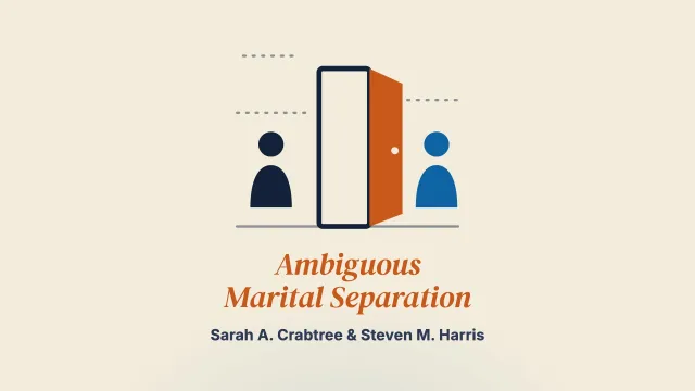The Lived Experience of Ambiguous Marital Separation: A Phenomenological Study