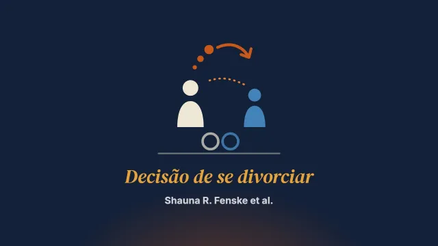 “Isso me fez pensar”: o impacto de participar de uma entrevista sobre a decisão de se divorciar