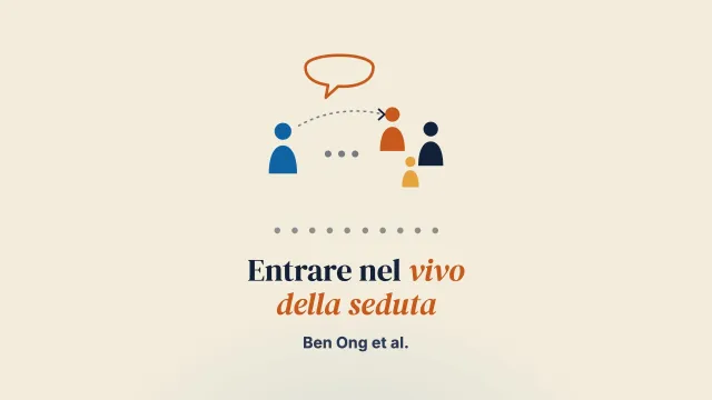 Il passaggio al cuore della seduta negli incontri collaborativo-dialogici: un’analisi della conversazione