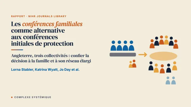 Les conférences familiales comme alternative aux conférences initiales de protection de l’enfance pour les familles engagées dans le parcours de protection : synthèse
