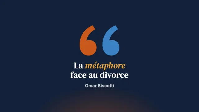 L’usage de la métaphore dans une consultation auprès d’un couple face au divorce