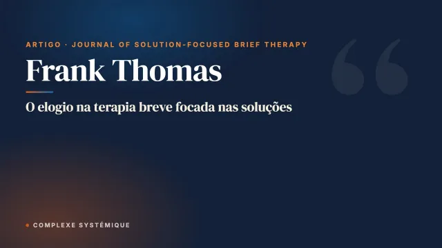 O elogio na terapia breve focada nas soluções
