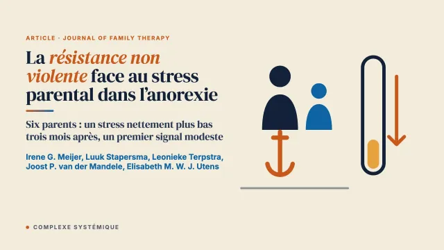 Traitement par la résistance non violente du stress parental et de l’interaction parent-enfant dans l’anorexie mentale à l’adolescence : une étude pilote