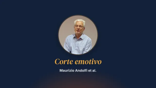 Terapia narrada por las familias. El corte emotivo