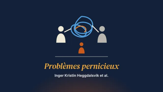 Les conflits parentaux aigus, des problèmes pernicieux : le regard des services norvégiens de conseil familial et de protection de l’enfance