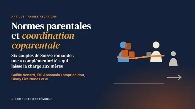 Normes parentales contemporaines et coordination coparentale : explorer les récits de parents à l’adolescence de leurs enfants