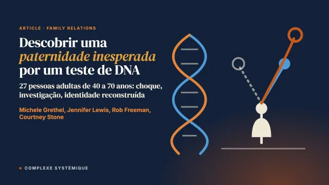 Descobrir uma paternidade inesperada por um teste de DNA comercial: o impacto na identidade