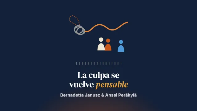La culpa se vuelve pensable: historia interaccional de la terapia tras una pérdida ambigua