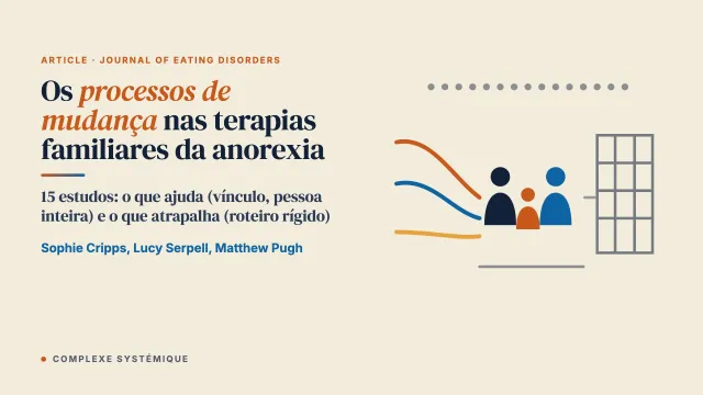 Os processos de mudança nas terapias familiares para anorexia nervosa: revisão sistemática e metassíntese de dados qualitativos