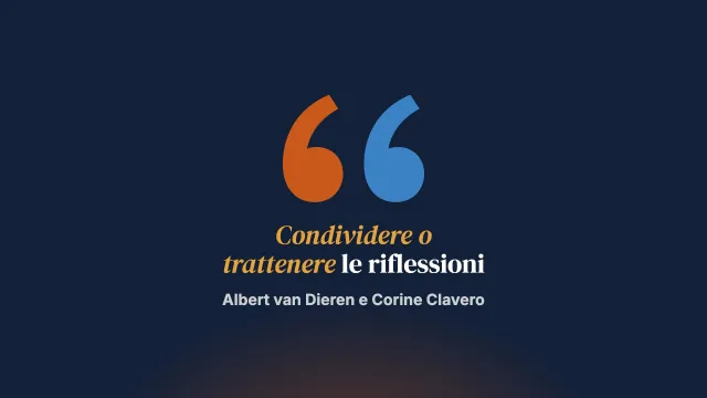 Dialogo Aperto: uno studio di caso sull’influenza del condividere o trattenere le riflessioni durante un incontro di rete