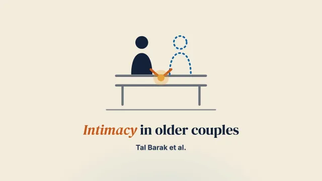 Relationship intimacy in older couples when one partner has mild cognitive impairment: A qualitative study